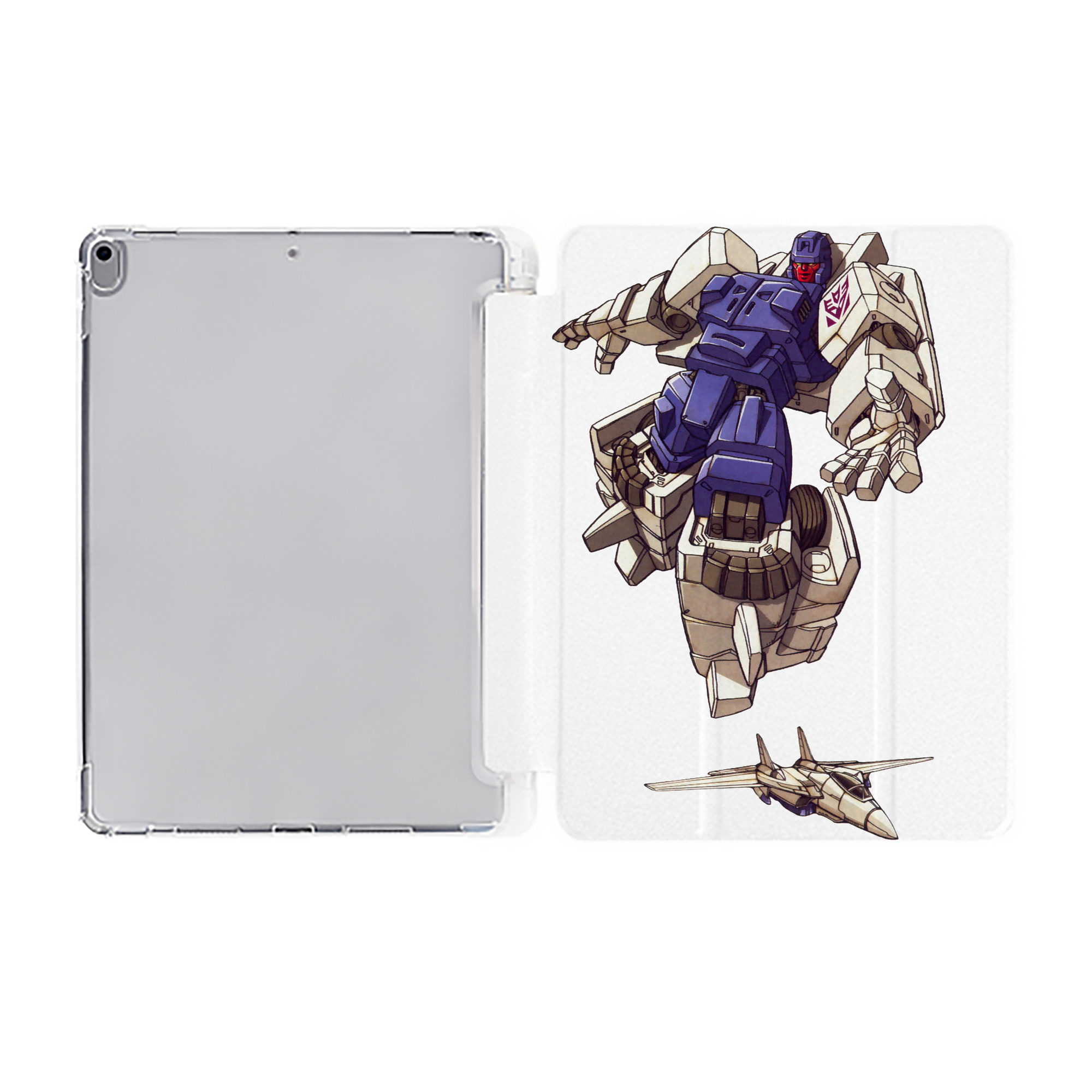 （画像用）  IPad ケース ペン収納付き 三つ折りスタンド PUレザー×シリコン 対応機種9.5/10.5/10.9インチ